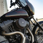 Preview: Arlen Ness, Stage 1 Big Sucker / Schwarze Backing Plate / Rot F
